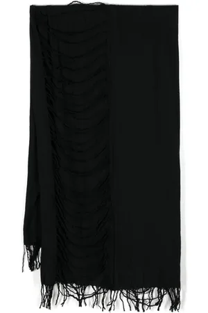 YOHJI YAMAMOTO Mascada con acabado envejecido