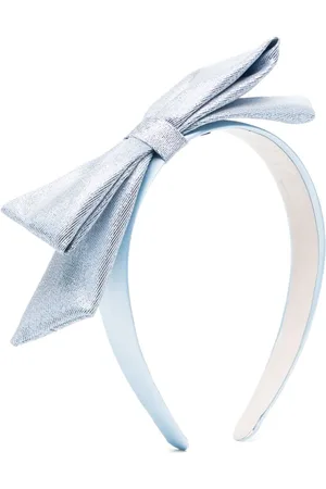 HUCKLEBONES LONDON Diadema con moño metalizado