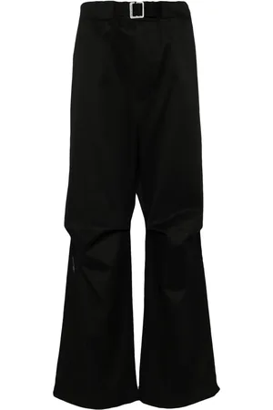 DARKPARK Pantalones capri con cinturón