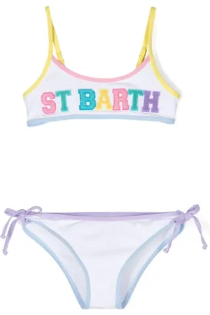 MC2 SAINT BARTH Bikini con aplique del logo