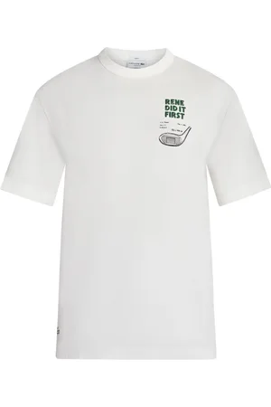 Lacoste Playera con estampado de charol