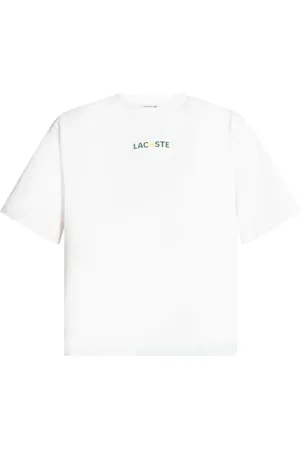 Lacoste Playera con logo y apliques