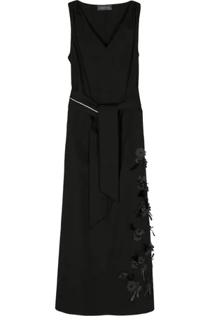 LORENA ANTONIAZZI Vestido midi con cinturón
