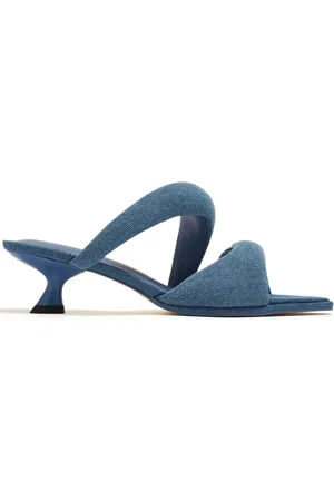 Jw Pei Mules de mezclilla capitonados
