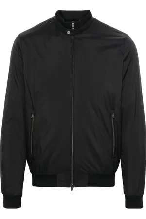 HERNO Chamarra bomber con placa del logo