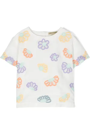 Stella McCartney Blusa con bordado floral