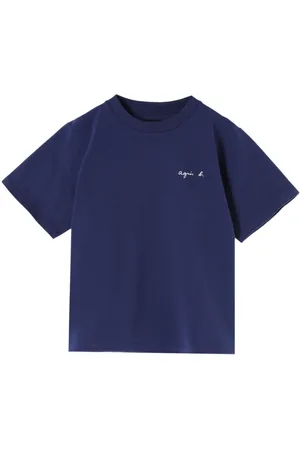 AGNÈS B. Playera con logo estampado