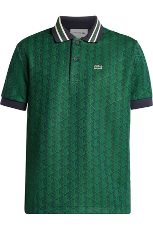 Lacoste Playera tipo polo con motivo geométrico
