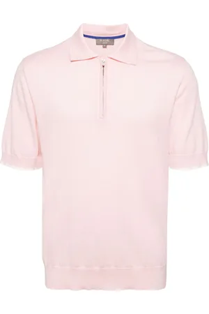 N.PEAL Playera tipo polo con medio cierre