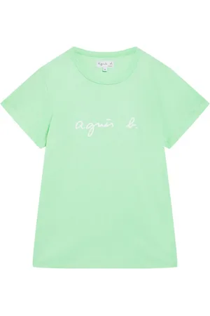 AGNÈS B. Playera con logo estampado