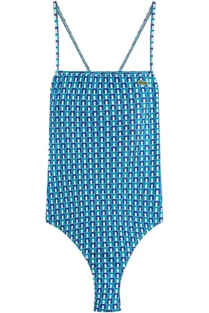 Lacoste Traje de baño con estampado geométrico