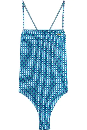 Lacoste Traje de baño con estampado geométrico