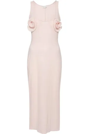 MAGDA BUTRYM Vestido con aplique floral