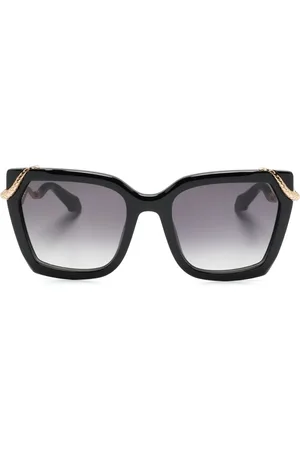 Roberto Cavalli Lentes de sol con armazón cuadrada
