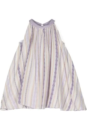 LA STUPENDERIA Vestido sin mangas con motivo en jacquard