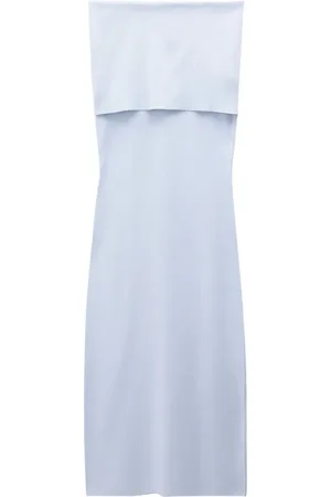 Filippa K Vestido midi con hombros descubiertos