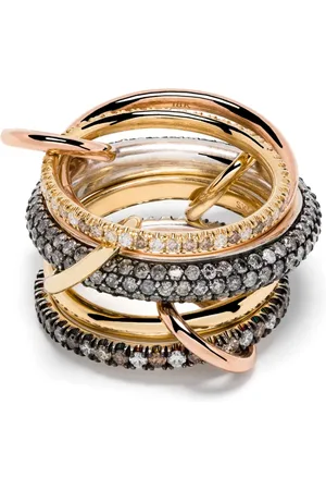 SPINELLI KILCOLLIN Anillo Leo MX en oro de 18kt y plata de ley con diamante