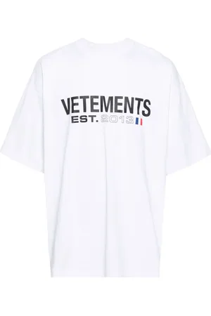 Vetements Playera con logo estampado