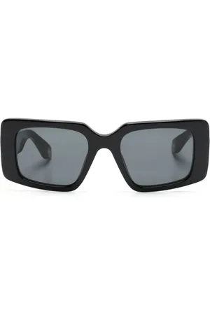 Roberto Cavalli Lentes de sol con armazón rectangular