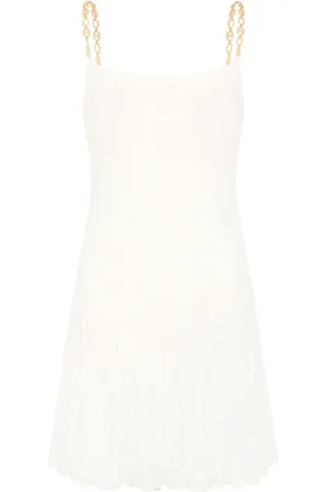 Paco rabanne Vestido corto con tirantes de cadena