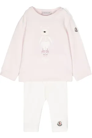 Moncler Set de pantalones con logo estampado