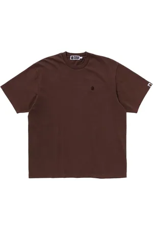 A Bathing Ape Playera con aplique Ape Head