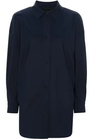 HERNO Camisa con logo grabado