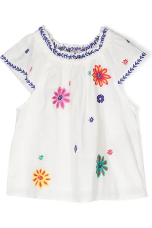 Scotch&Soda Blusa con bordado floral
