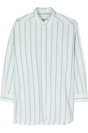 Aspesi Camisa con motivo de rayas verticales
