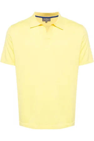 N.PEAL Playera tipo polo de tejido fino