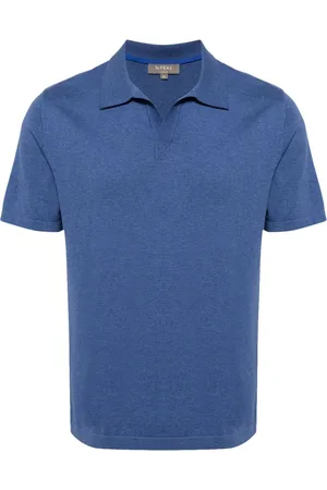 N.PEAL Playera tipo polo de tejido fino