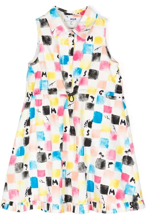 Msgm Vestido con estampado gráfico