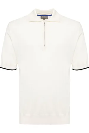 N.PEAL Playera tipo polo de tejido fino