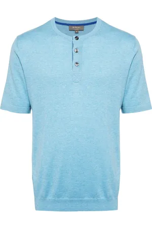 N.PEAL Top de tejido fino Henley