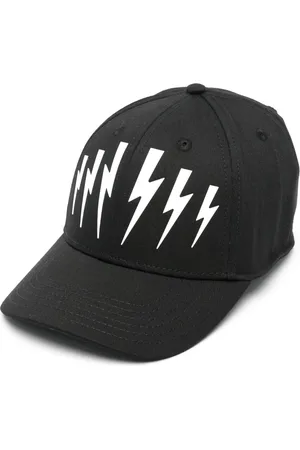 Neil Barrett Gorra con motivo Thunderbolt