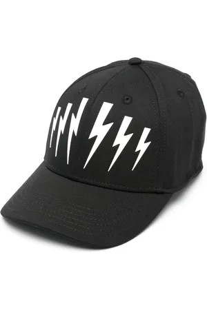 Neil Barrett Gorra con motivo Thunderbolt