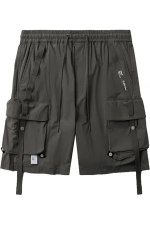 Musium Div. Shorts cargo con cordones en la pretina