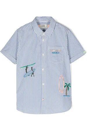 Scotch&Soda Camisa con rayas estampadas
