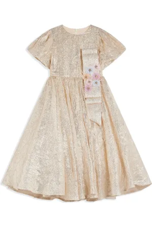 Eirene Vestido con efecto metalizado