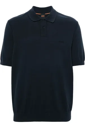 HUGO BOSS Playera tipo polo de tejido fino