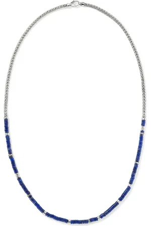 John Hardy Collar heishi en plata de ley con lapislázuli