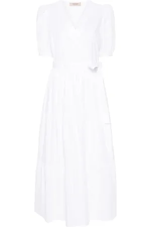 Twin-Set Vestido largo de popelina