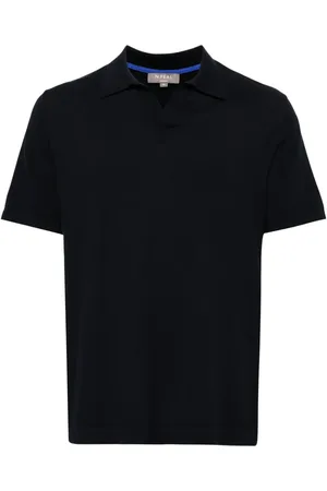 N.PEAL Playera tipo polo de tejido fino