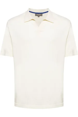 N.PEAL Playera tipo polo de tejido fino