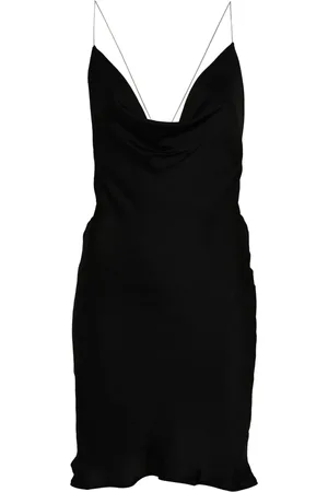 Y / PROJECT Slip dress con cuello desbocado