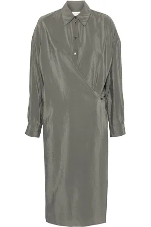 LEMAIRE Vestido midi Twisted