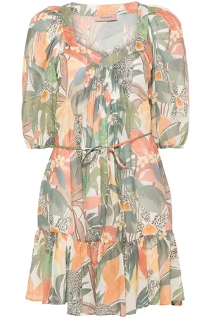 Twin-Set Vestido corto Papaya