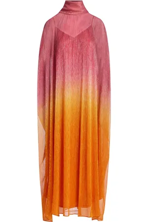 TALBOT RUNHOF Vestido estilo caftán con efecto degradado