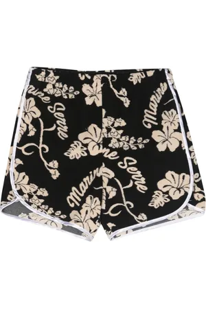 Marine Serre Bermudas de toalla en jacquard