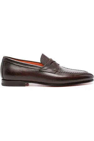 santoni Mocasines texturizados